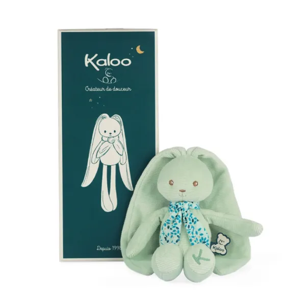 Kaloo Doudou Lapinoo Pantin Lapin Vert D'Eau 25 Cm- Doudous
