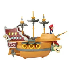 Jakks Pacific Figurines|Ensemble Mario Et Bateau Volant De Bowser
