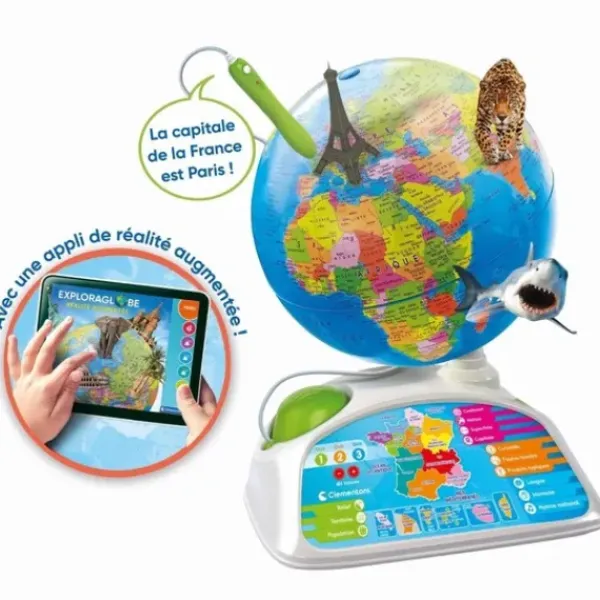 Clementoni Découvrir Le Monde|Exploraglobe - Globe Interactif Avec Realite Augmentee
