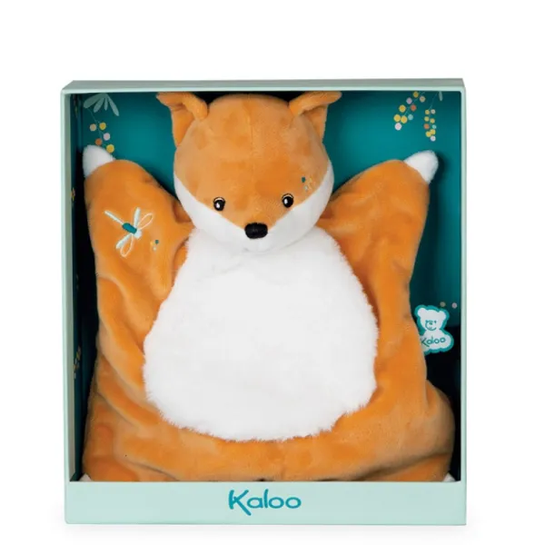 Kaloo Fripons - Doudou Carre Renard Leonard 20 Cm- Doudous