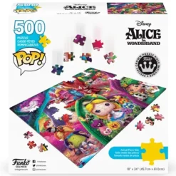 Funko Puzzles Enfants De 250 À 1000 Pièces|Pop - Puzzle 500 Pieces - Alice Au Pays Des Merveilles