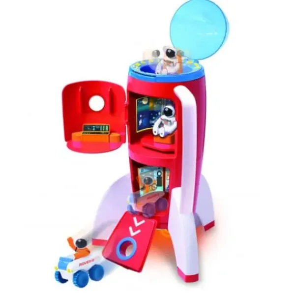 Buki Heros & Univers|Fusee Avec Figurines Astronaute