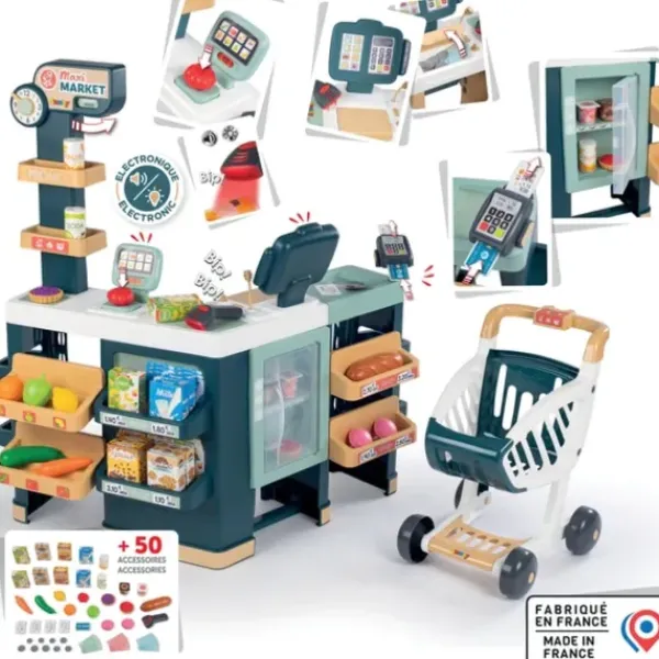Smoby Faire Comme Les Grands|Grande Marchande Maxi Market