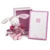 Doudou Et Compagnie Hochet Lapin Cerise- Hochets, Anneaux De Dentition