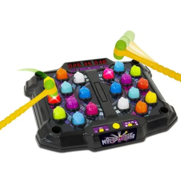 Zig Zag jeux action Jeux D'Ambiance|Jeu D'Arcade Tape Taupe Electronique - Smash A Mole