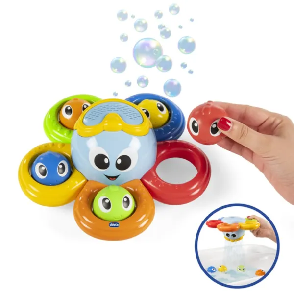 Chicco Jeu De Bain - Billy La Pieuvre- Jouets Pour Le Bain