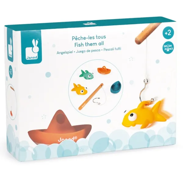Janod Jeu De Peche A La Ligne- Jouets Pour Le Bain