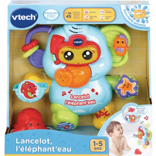 VTech Jouet De Bain Lancelot L'Elephant'Eau- Jouets Pour Le Bain