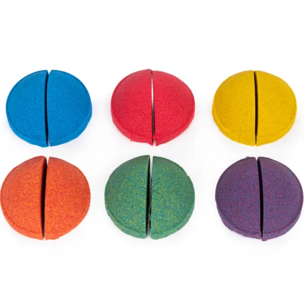 Spin Master Kinetic Sand - Coffret Arc-En-Ciel - Sable Magique A Modeler- Mosaïque, Sable Et Paillettes