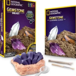 Bandai Jouets Stem|Kit De Fouille Pierres Precieuses National Geographic