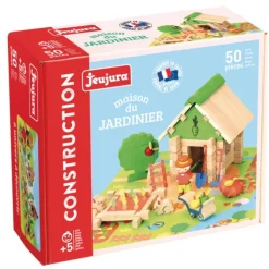 Jeujura La Maison Du Jardinier En Bois 50 Pieces- Planchettes Et Construction En Bois