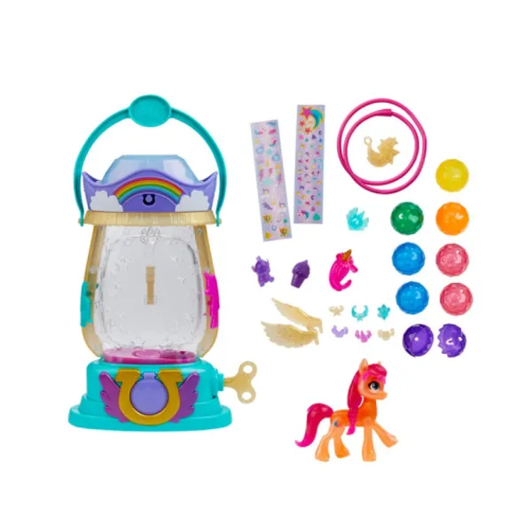 Hasbro Lanterne Magique Et La Figurine 7,5 Cm Sunny Starscout - My Little Pony- Décoration De La Chambre