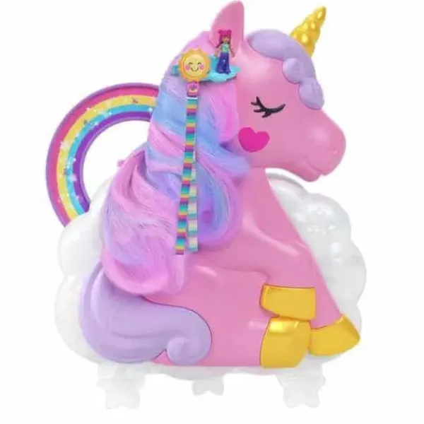 Mattel Figurines|Le Salon Licorne Arc-En-Ciel - Polly Pocket