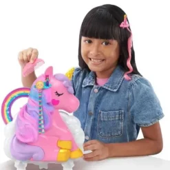 Mattel Figurines|Le Salon Licorne Arc-En-Ciel - Polly Pocket