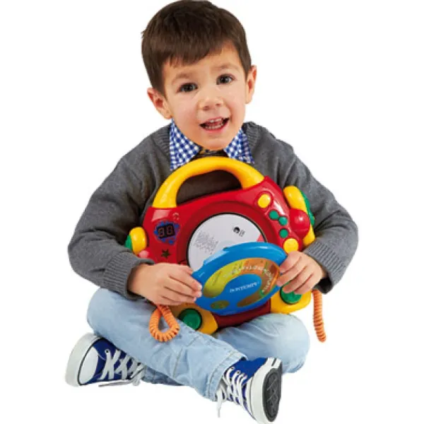 Music Star Lecteur Cd 2 Micros- Micros Et Karaoké