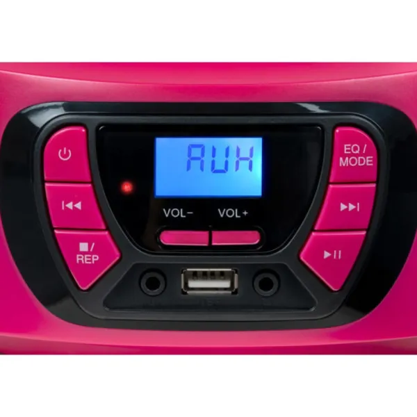 Bigben Lecteur Cd Portable Rose- Enceintes Bluetooth Et Casques Audio