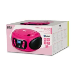 Bigben Lecteur Cd Portable Rose- Enceintes Bluetooth Et Casques Audio