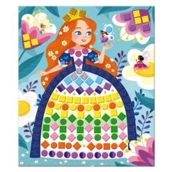 Janod Les Ateliers Du Calme - Mosaiques Princesses Et Fees- Mosaïque, Sable Et Paillettes