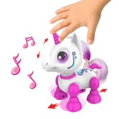 Ycoo Licorne Robot Interactive - - Robot Licorne Rose - 13 Cm- Robots