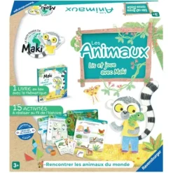 Ravensburger Découvrir Le Monde|Lis Et Joue Avec Maki - Les Animaux