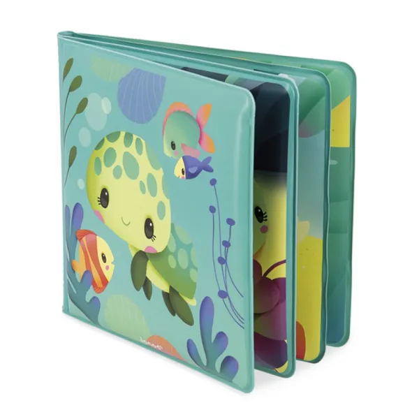 Janod Livre De Bain La Vie Magique Des Tortues- Jouets Pour Le Bain