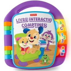 Fisher Price Livre Interactif De Comptines- Activités D'éveil