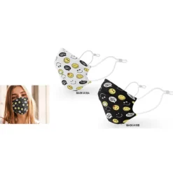 Hubtoys Lot De 2 Masques Smiley En Assortiment- Vêtements Enfants