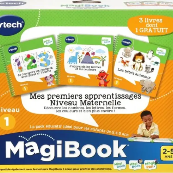 VTech Premiers Apprentissages|Magibook - Mes Premiers Apprentissages - Niveau Maternelle