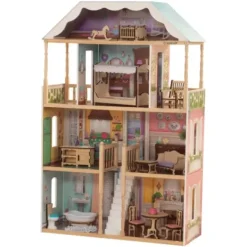 KidKraft Maisons De Poupee|Maison De Poupee En Bois Charlotte