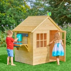 Mookie Maison En Bois Avec Cuisine- Cabanes Et Maisonnettes