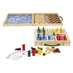 Zig Zag classic Jeux De Plateau|Mallette De 100 Jeux En Bois