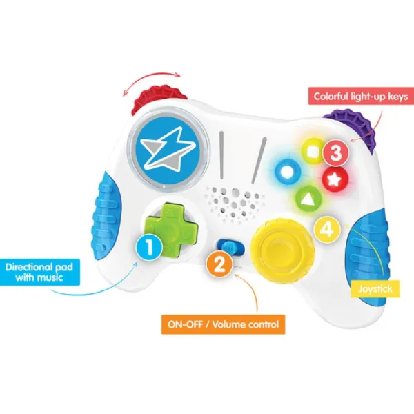 Baby Smile Manette De Jeu Educative- Activités D'éveil