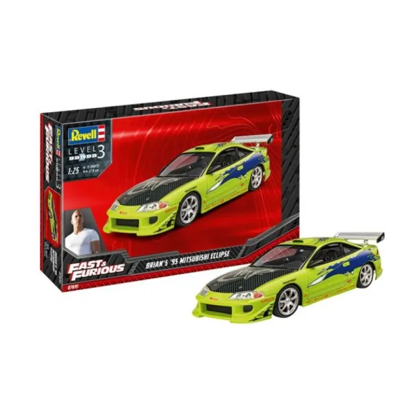 Revell Maquette Fast And Furious 1995 Mitsubishi Eclipse- Maquettes & Modelisme