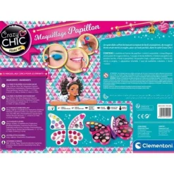 Clementoni Maquillage Papillon - Crazy Chic- Coiffure & Maquillage
