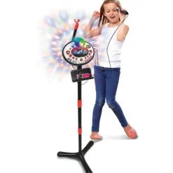 VTech Micro Kidi Superstar Lightshow Noir- Micros Et Karaoké