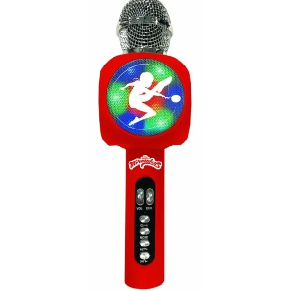 Lexibook Micro Sans Fil Avec Enceinte Et Lumieres Miraculous- Micros Et Karaoké