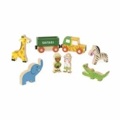 Janod Mondes Imaginaires|Mini Story - Figurines Safari En Bois