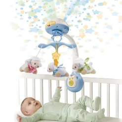 VTech Mobile - Lumi'Mobile Compte-Moutons Bleu- Mobiles