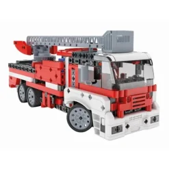 Clementoni Mon Atelier De Mecanique - Camion De Pompiers- Meccano, Engrenages