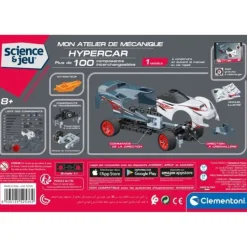 Clementoni Mon Atelier De Mecanique - Hypercar- Meccano, Engrenages