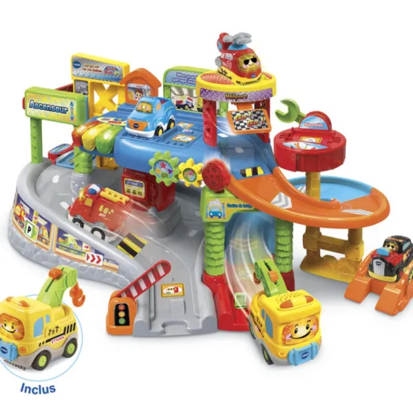 VTech Mon Premier Garage Interactif - Tut Tut Bolides- Activités D'éveil