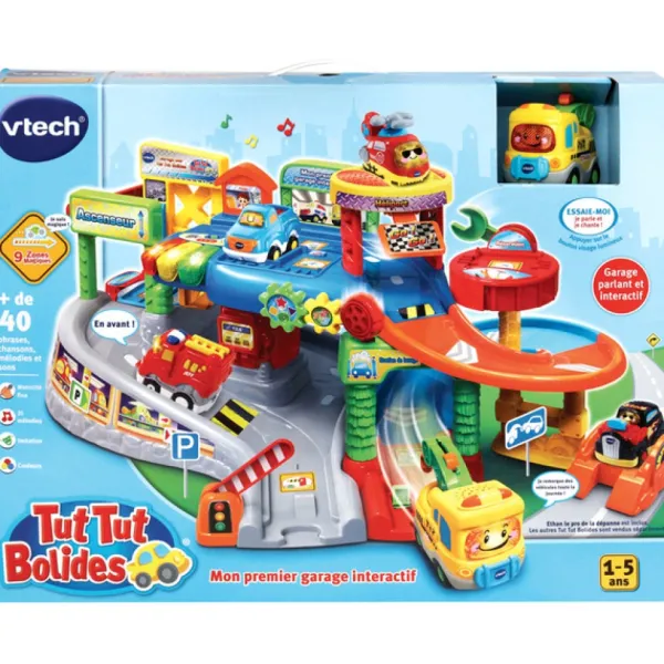 VTech Mon Premier Garage Interactif - Tut Tut Bolides- Activités D'éveil