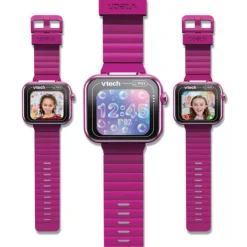 VTech Montre Kidizoom Smartwatch Max - Framboise- Montres Et Objets Connectés