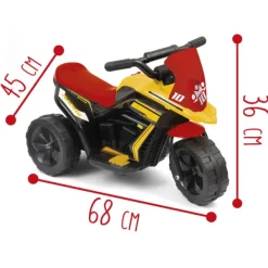 SUN and SPORT Moto 3 Roues Electrique Rouge 6V- Motos Électriques