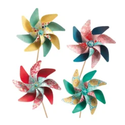 Djeco Moulins A Vent A Creer- Mosaïque, Sable Et Paillettes