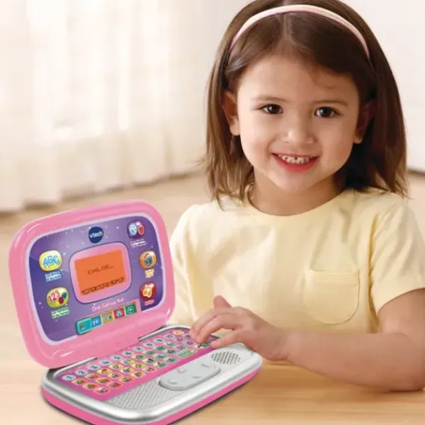 VTech Ordinateurs Et Jeux Interactifs|Ordinateur Genius Kid Rose