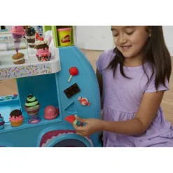 Play Doh Pate A Modeler - Camion De Glace Geant Play-Doh Kitchen- Pate À Modeler, Modelage Et Gravure