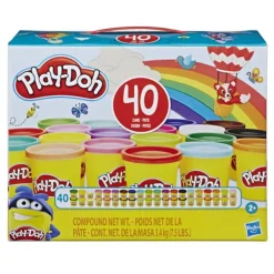 Play Doh Pate A Modeler - Maxi Pack 40 Pots Play-Doh- Pate À Modeler, Modelage Et Gravure