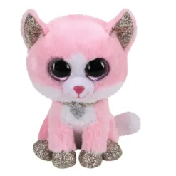 TY Mini Peluches|Peluche Beanie Boo'S - Fiona Le Chat 15 Cm