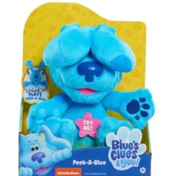Giochi Peluches Interactives|Peluche Blue Coucou-Cache 30 Cm Avec Fonction Sonores